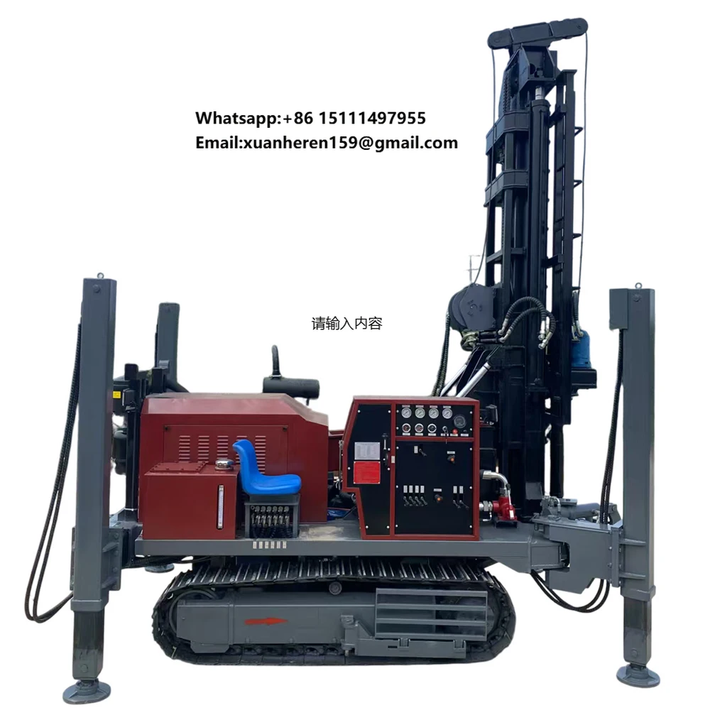 Diesel Powered Industrial & Agricultural Water Well Drilling Rig with Pump & Motor Core Components