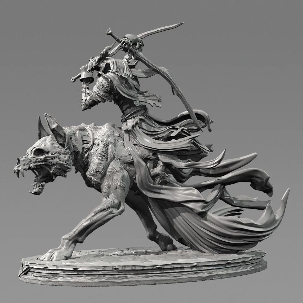 Overall heights 90mm 110mm Resin model kits figure colorless and self-assembled（3D Printing ）TD-7558/3D