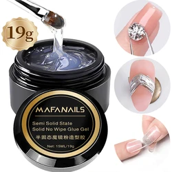 5/8/19g 4-in-1 Strong Nail Glue No-Wipe Gel For Rhinestone&Gem Jewelry Adhesive Tools UV Patch Adhesive Bond Modelling Glue Gel