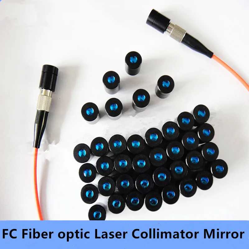 1 pc Fiber Optic Laser Collimator Mirror, Adjustable Collimating Mirror, Aspherical Lens, FC, SAM905