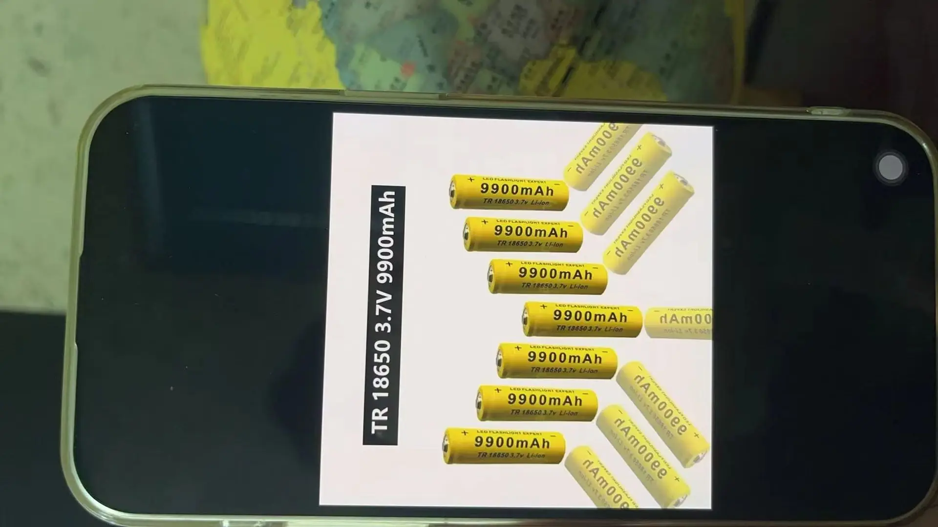 

18650, 3,7 V,Batería de iones de litio GTF 18650 For Original, linterna recargable 9900 MAH For para Linterna + cargador