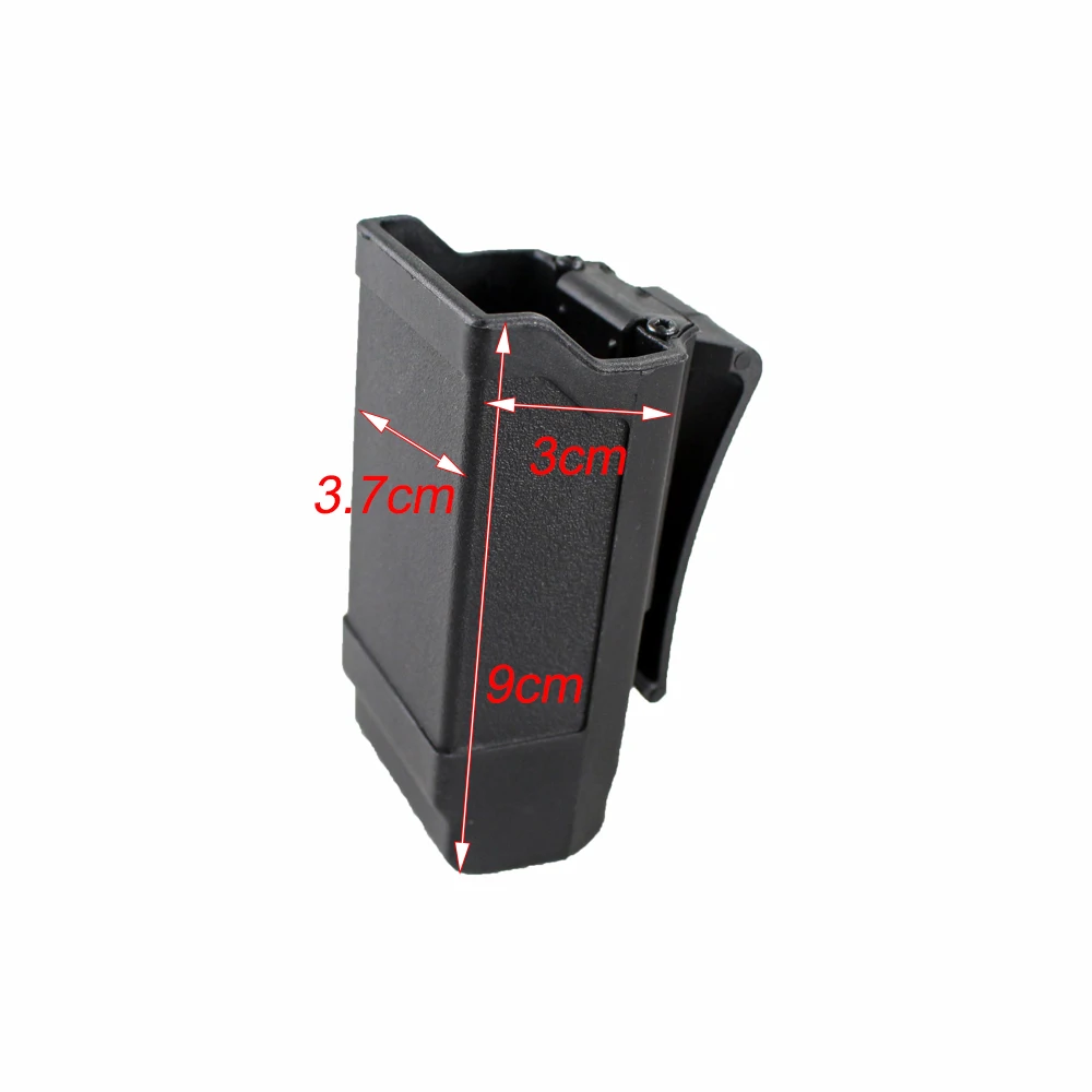 Tactical Single/Double Magazine Pouch Double Stack Mag Holster/Case/Holder for Glock 17/19/22/23/26/27 ( 9mm To .45 Caliber)