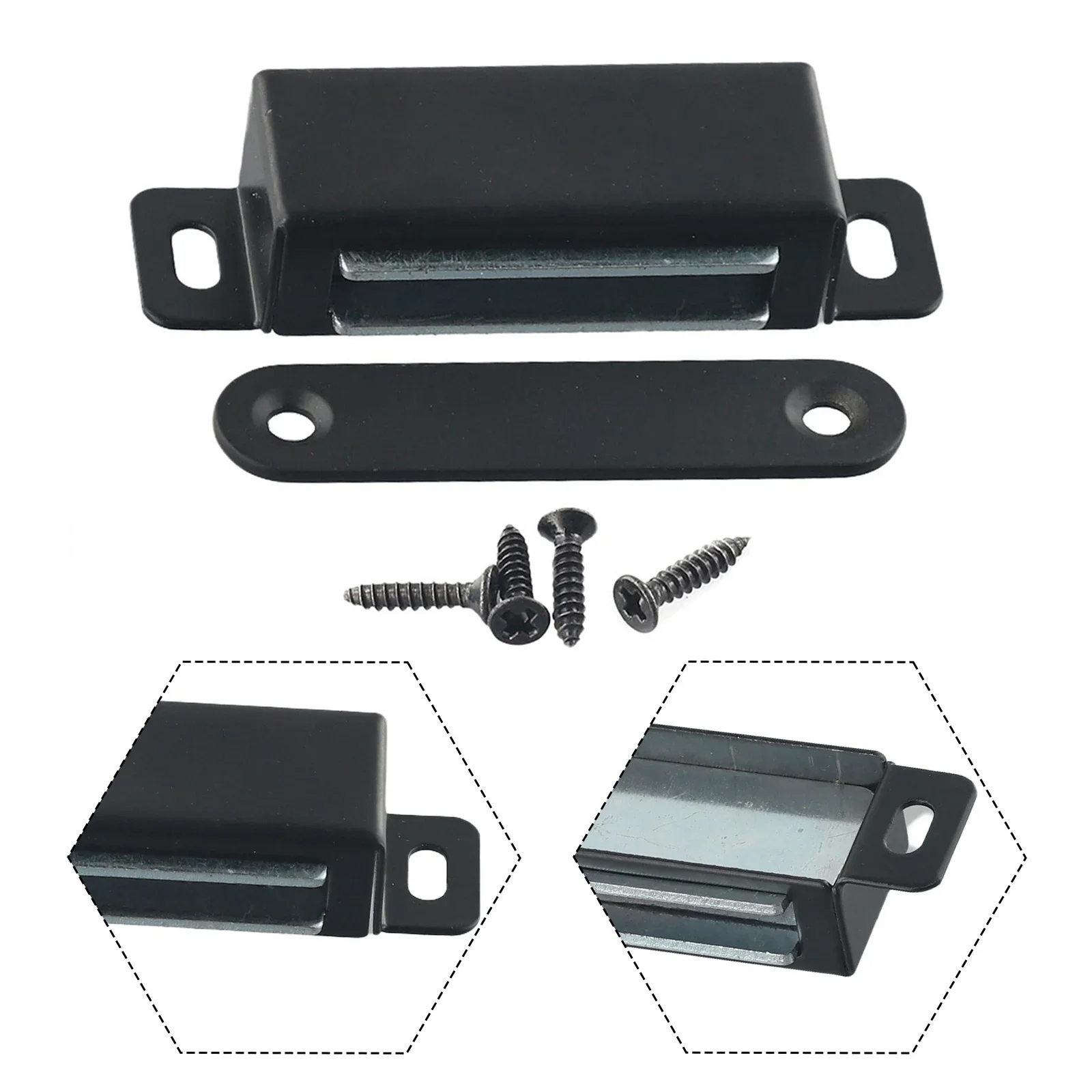 Магнитная защелка для двери шкафа, мощная Магнитная застёжка для шкафа, кухни, грузоподъёмность 40 кг