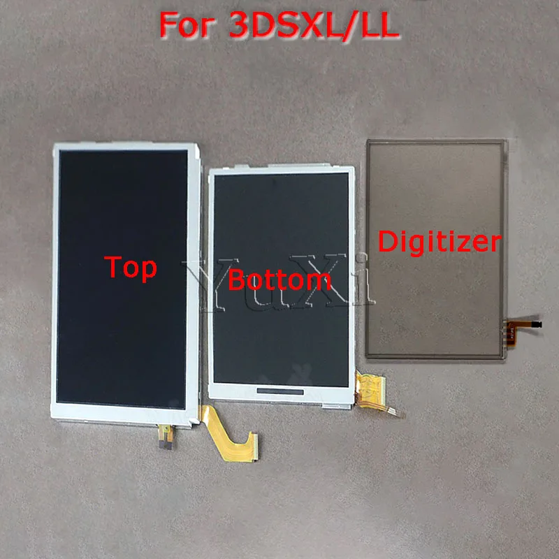 

YuXi 1PC For 3DSXL/LL Replacement Display & Touch Screen Digitizer Panel Console Top Bottom/Upper Lower LCD Screen Repair Parts