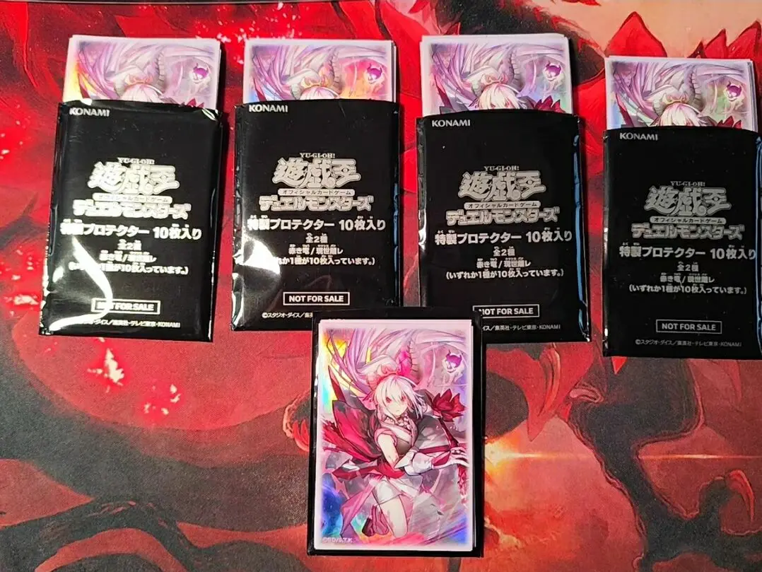 10Pcs Yugioh KONAMI Duel Monsters Terrors of the Overroot YCSJ Limited Official Collection Card Protector Sleeves