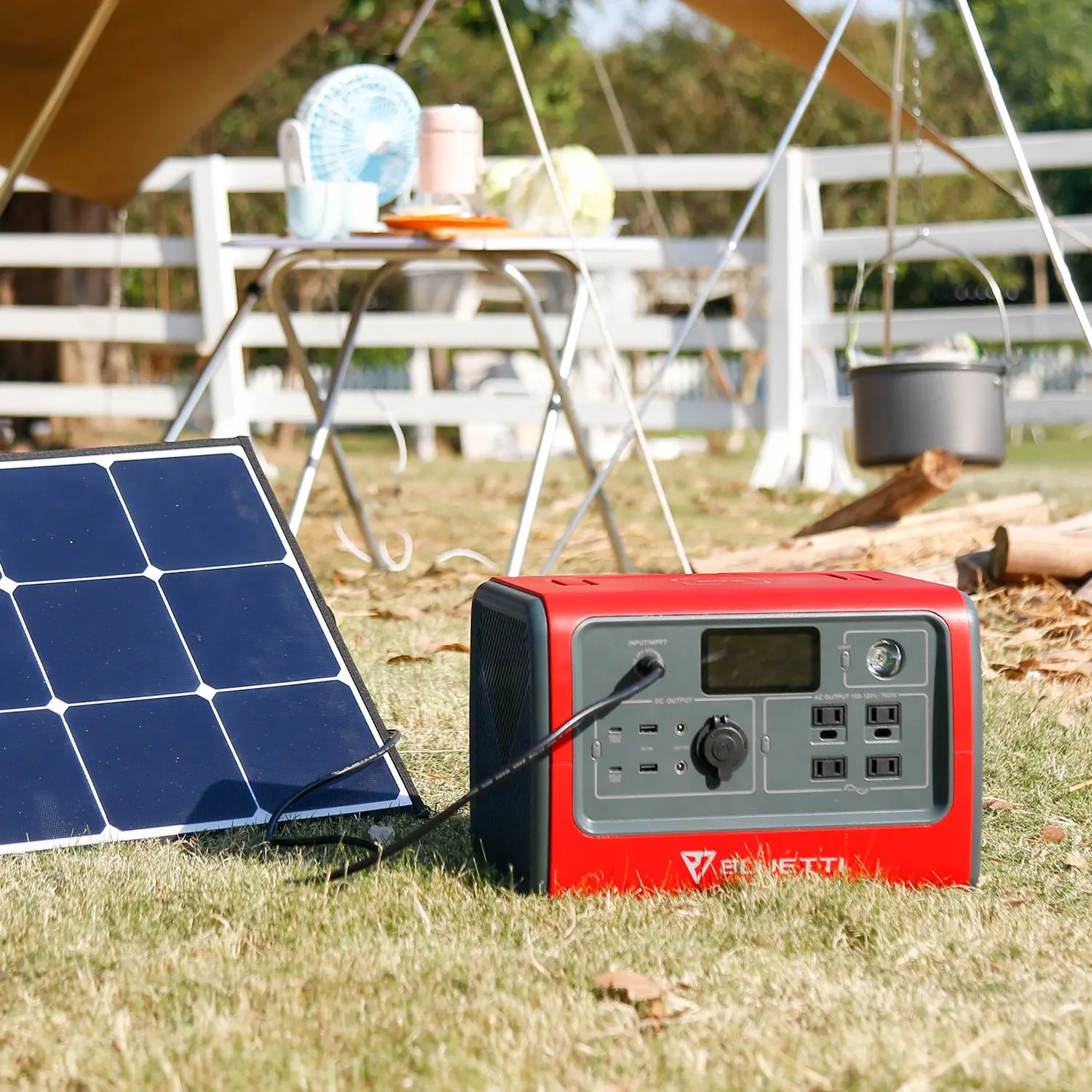 Bluetti Multifunction Camping Solar Generator Outdoor Portable Power Station