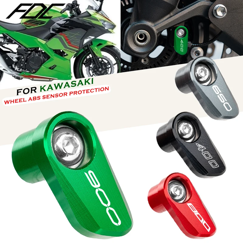 

For KAWASAKI Z900 RS SE Z800 Z650 Z400 Ninja 650 NINJA400 Motorcycle CNC Front Rear Wheel ABS Sensor Protection Guard Cover