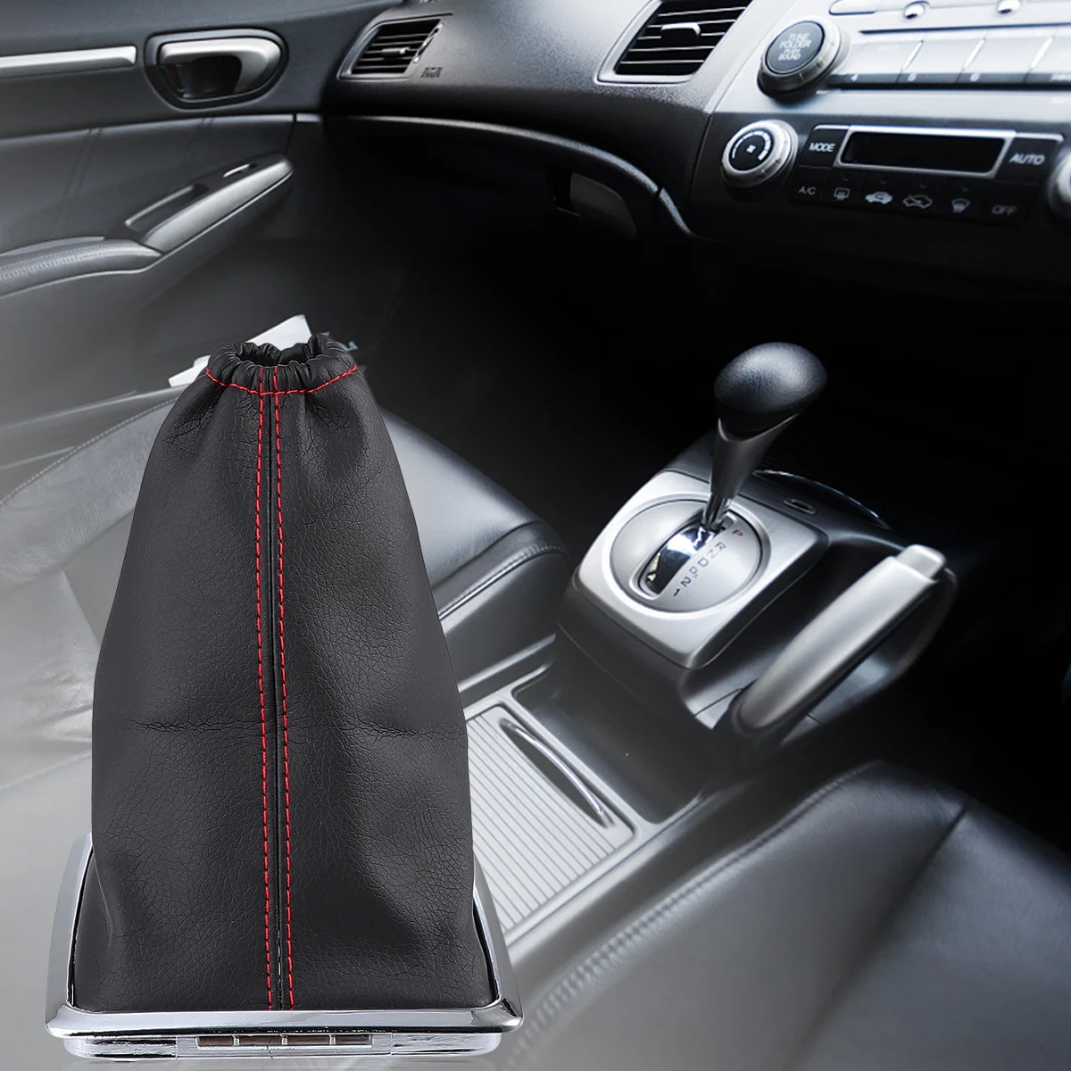 

Stylish Universal Gear Lever Sleeve Cover Protection Fits Most Manual Transmission Cars Elegant Interior Decoration