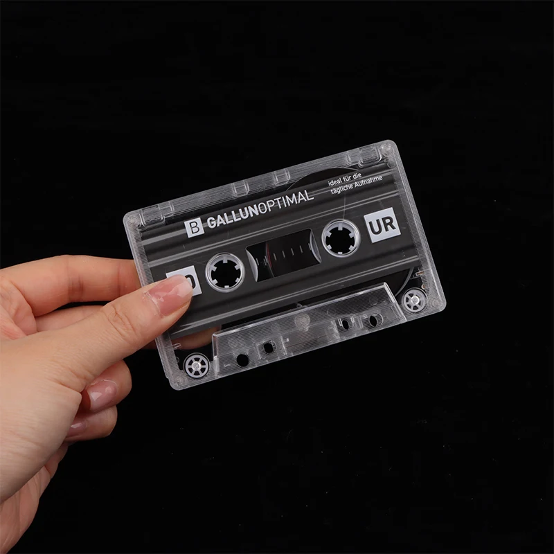 Blank Transparent Tape DIY Homemade Metal Reel To Reel Music Audio Standard Recording 90 Min Blank Cassette Tape