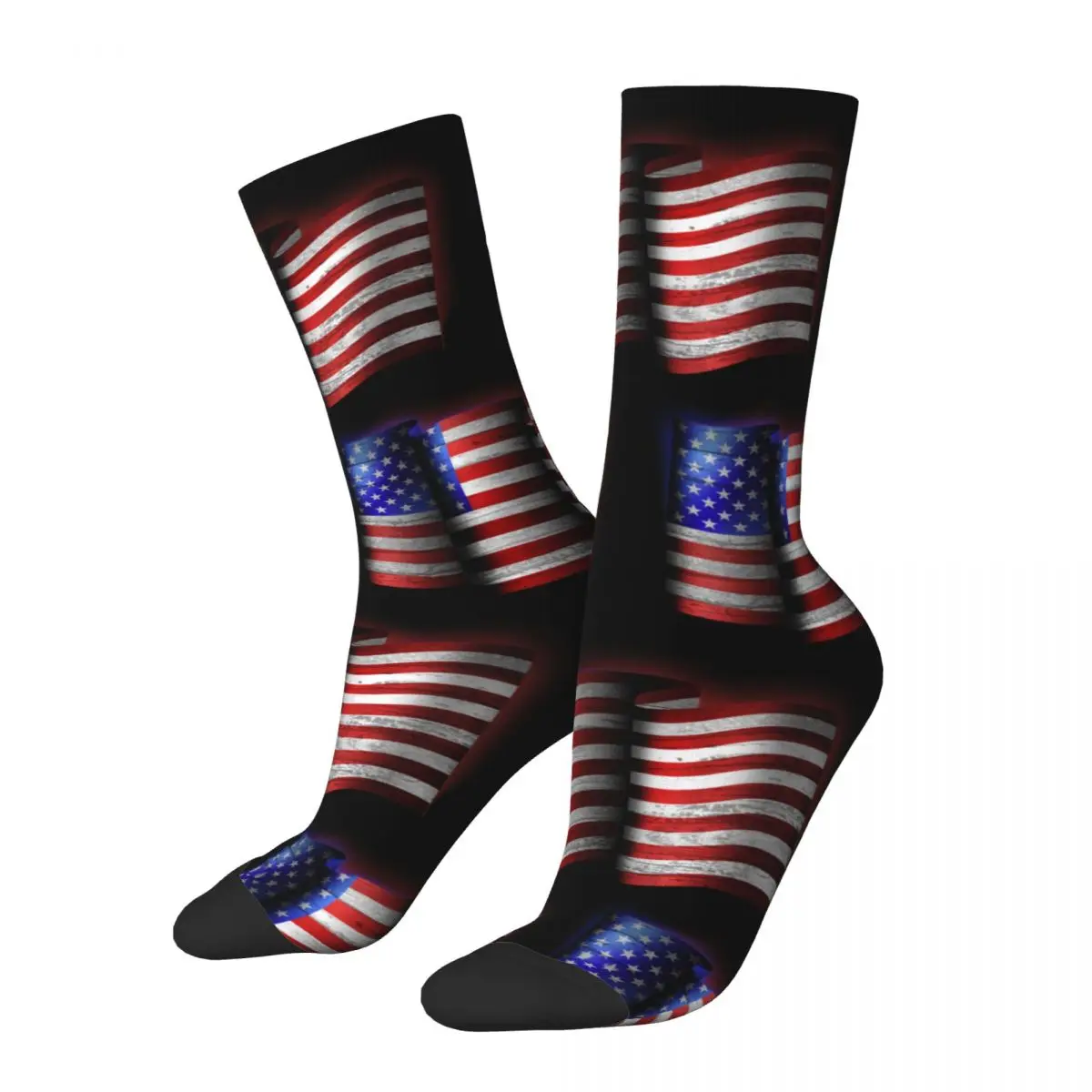 American Flag Adult Socks America,flag,special effects,geometric abstraction, special effects Unisex socks,men Socks women Socks