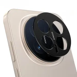 Bilashmart Honor Magic8 Pro Camera Protectors Aluminum Alloy Hollow Metal Sticker Magic8Pro 8pro Lens Protective Film Ring Frame