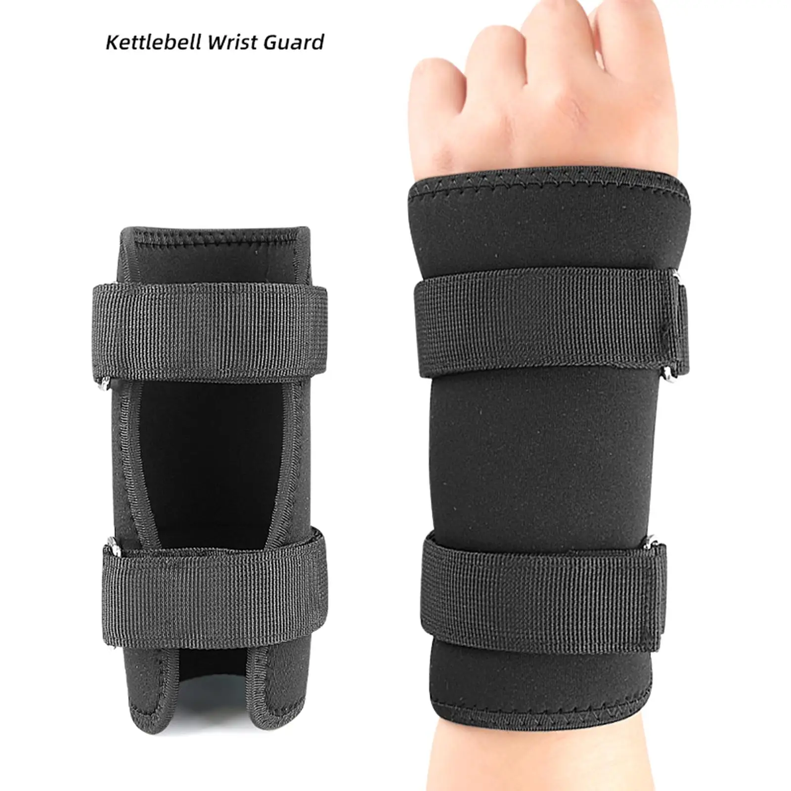 Fitness Wrist Support Kettlebell Wrist Guard Adjustable Forearm Pad for Exercise Weight Lifting and Sports