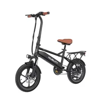 B16S 16Inch High-carbon Steel Electric Bicycle 350W 36V14.5Ah 30km/h  Lithium Battery City Bike