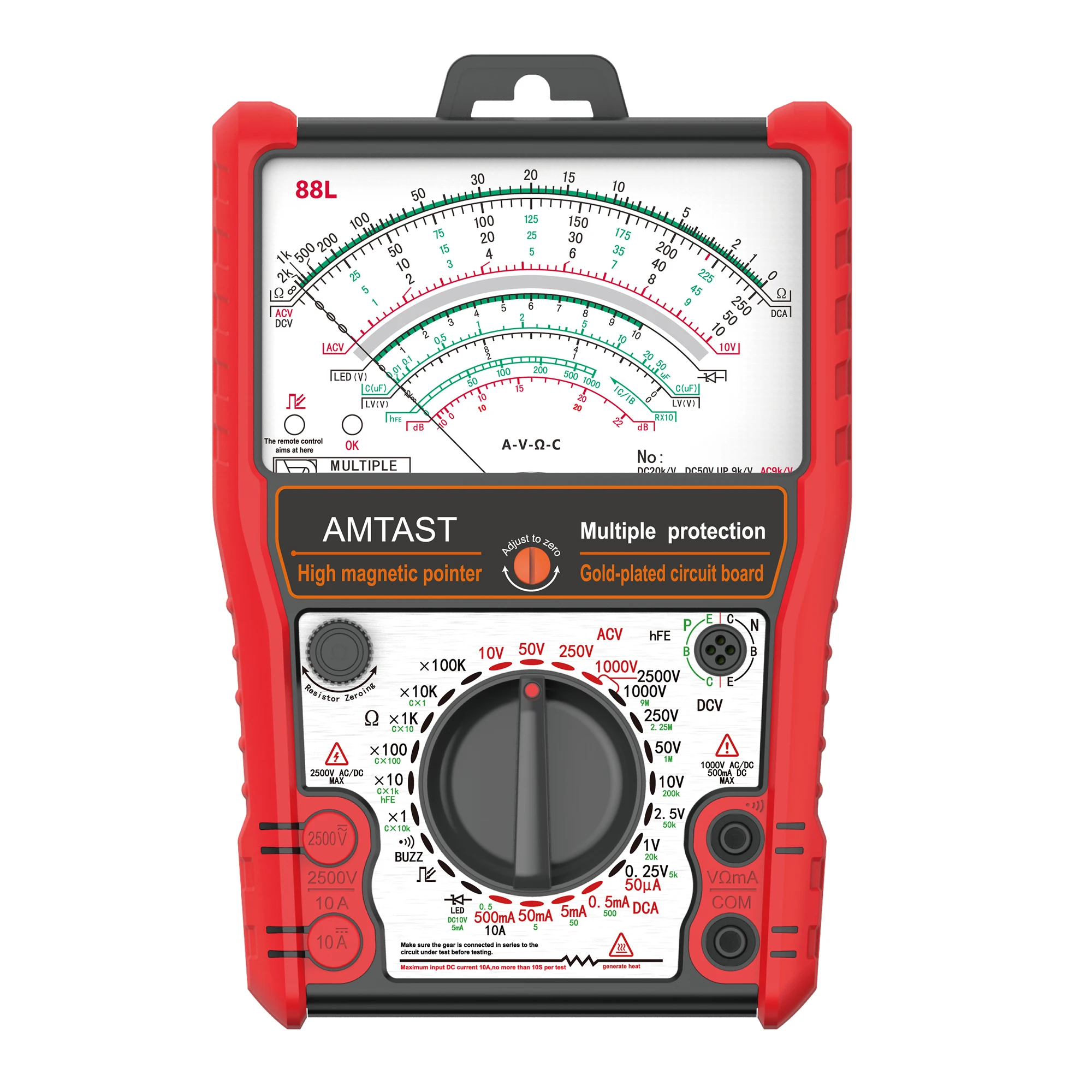 

AMT88A AMT88B AMT88C AMT88N AMT88L Analog Multimeter Testing Equipment