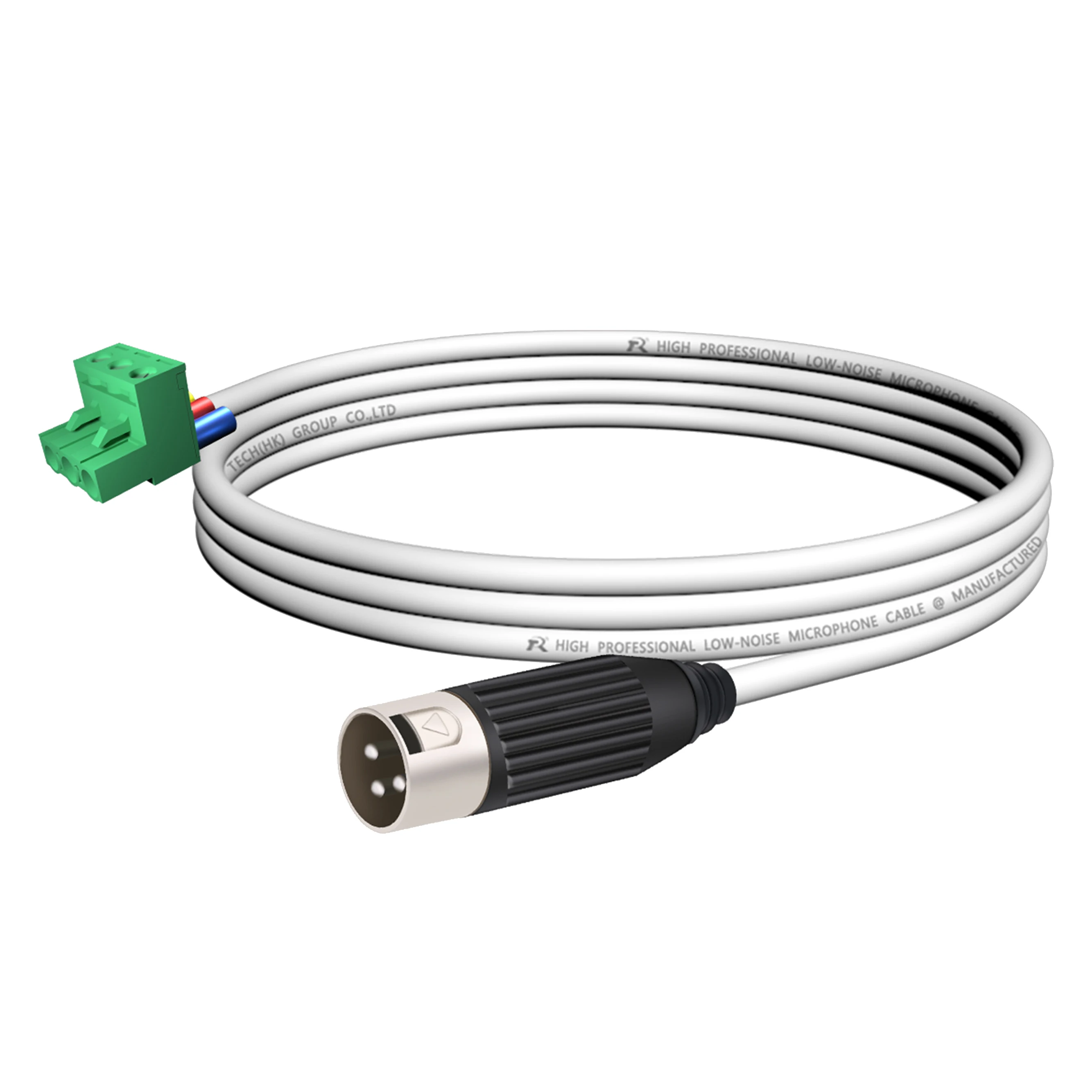 Phoenix-Terminal auf 3P-XLR-Kabel, 5,08 mm 3P steckbares Terminal auf XLR-Buchse-Verbindungskabel, versilberte Nadel, für Mikrofon – Detail 10