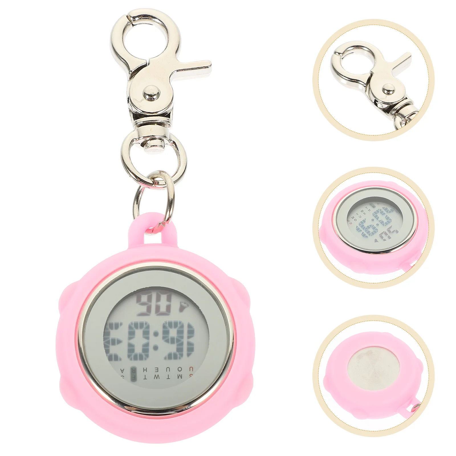 

Nurse Watch Ladies Watches Keychain Buckle Chest Small Pocket for Silica Gel Women's Design