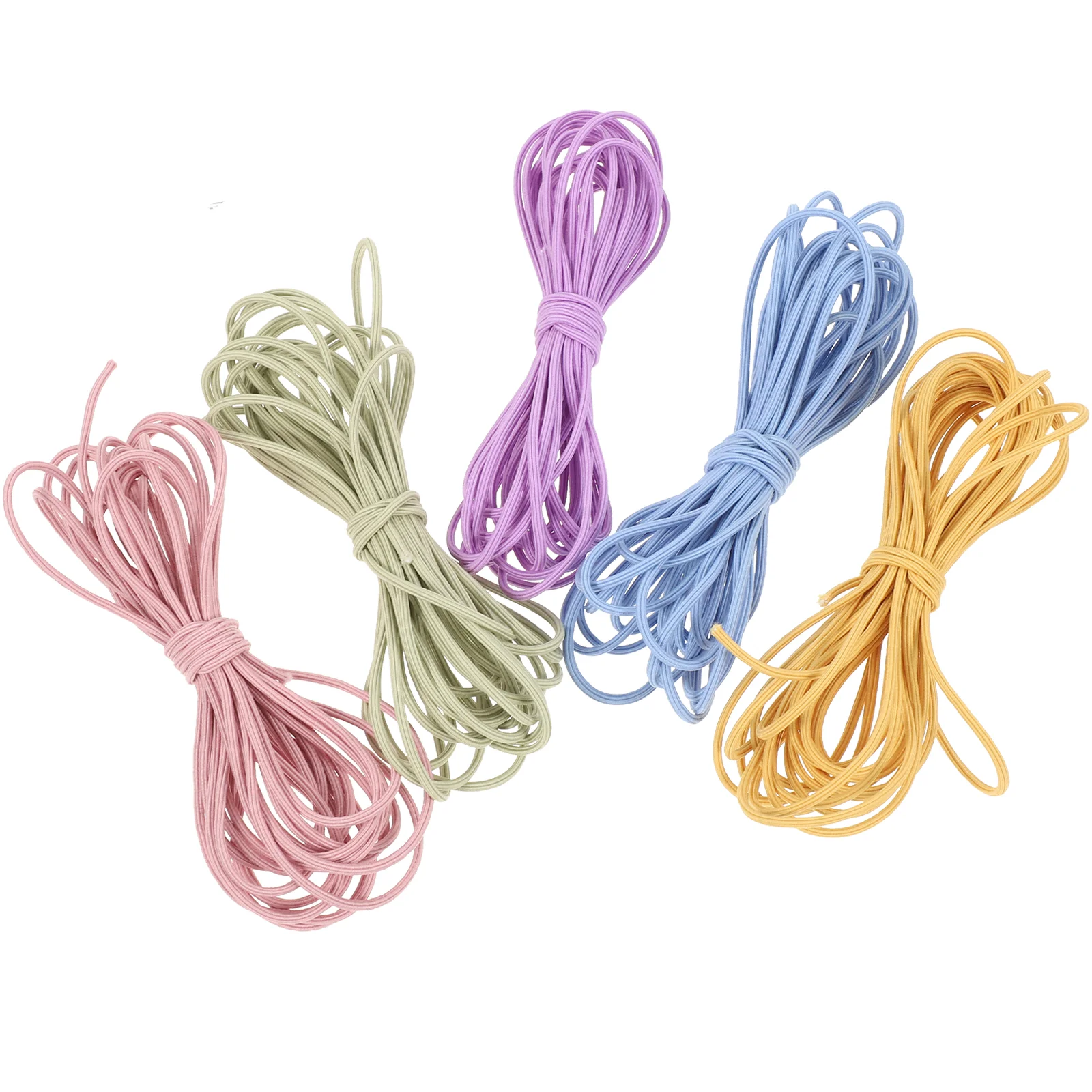 5 Pcs Elastic Thread Rubber Band Bracelets Jewelry Connecting Cords for DIY Beading Beaded Rope Stretch Miss Replacement