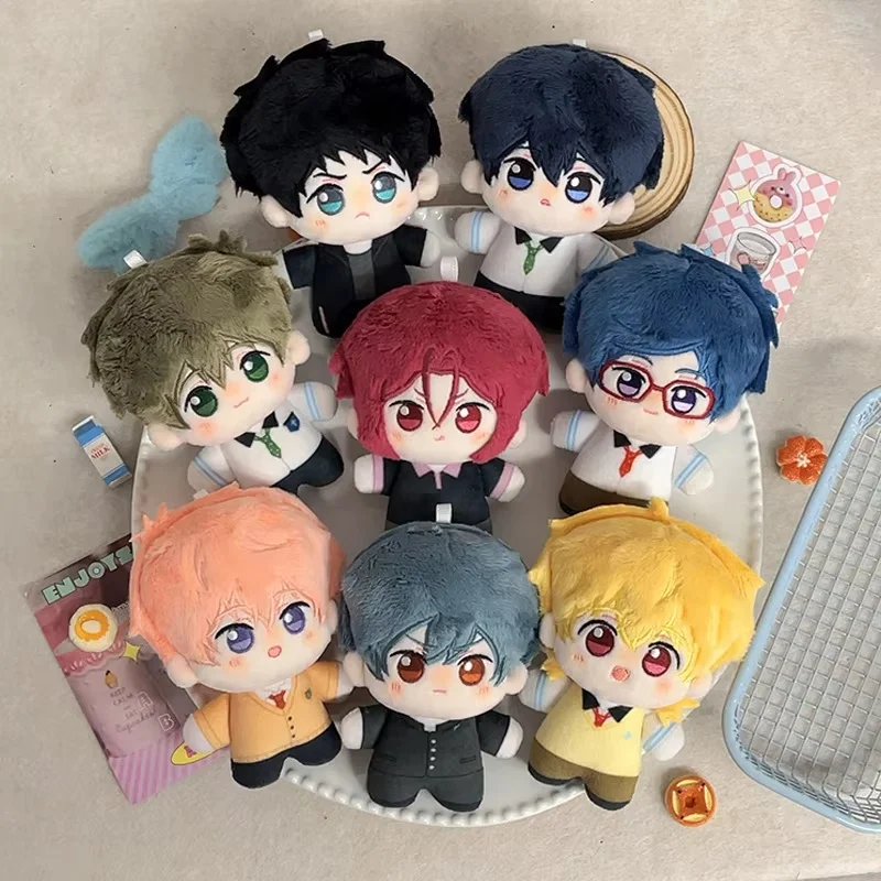 

In Stock 10cm Anime Free Iwatobi Swim Club Peripheral Cotton Doll Fans Cute Birthday Gift Plush Toy Decorative Pendant Fans Gift
