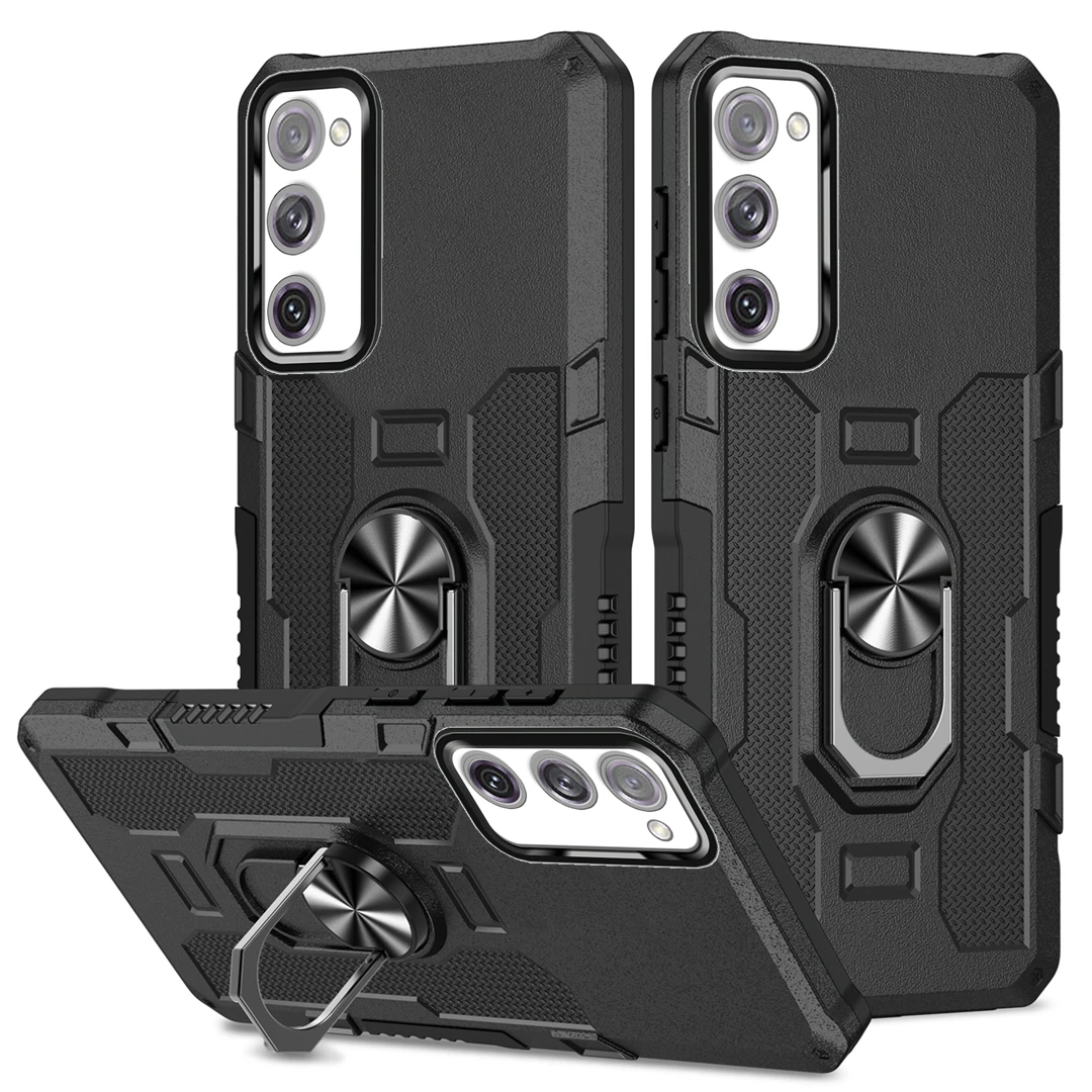 

Case for Samsung Galaxy S26 S25 S24 S23 S22 S21 S20 Plus Fe Ultra with Ring Holder Shock Proof Black Cover