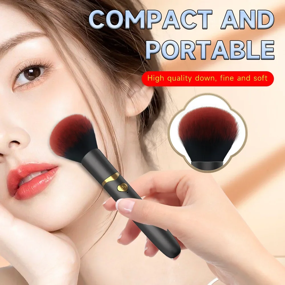 Bullet Vibrator Cosmetics Makeup Blending Brush with 10 Vibration Frequencies for Women G-Spot Clitoral Stimulator Dildo Sex Toy