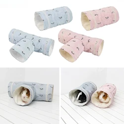 Guinea Pig Tunnel Tube Chinchilla Hedgehogs Dutch Rats Hamsters Cage Accessories Supplie Bearded Dragon Small Animal Pet Bed Toy