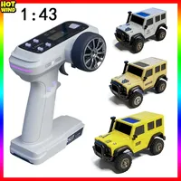 Ldarc Off-road Vehicle X43 Mini Simulation Climbing Vehicle 1/43 Four-wheel Drive Mumar Rc Cars Remote Control Model Car