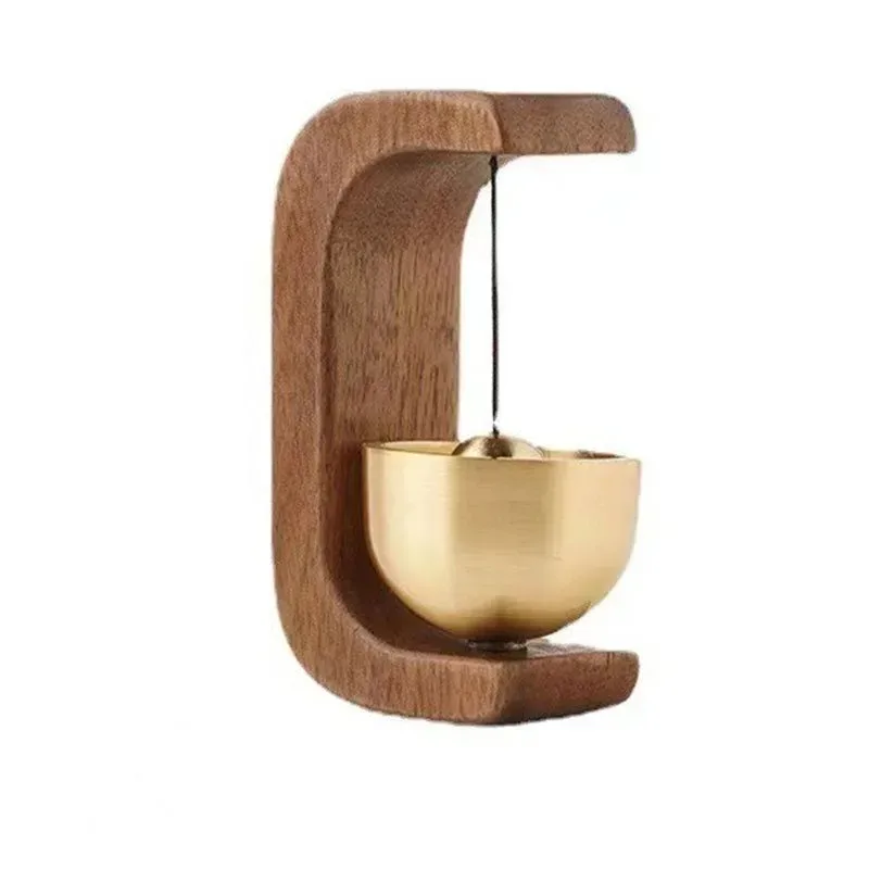 1PC Hanging Decorations Wooden Wind Chimes Wireless Doorbell Entrance Door Bell Decorative Wind Bell for Home Opening