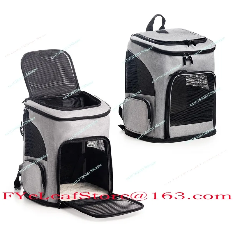 Cat and Dog Bags Pet Bags Go Out Portable Collapsible Expandable Breathable Mesh Backpack