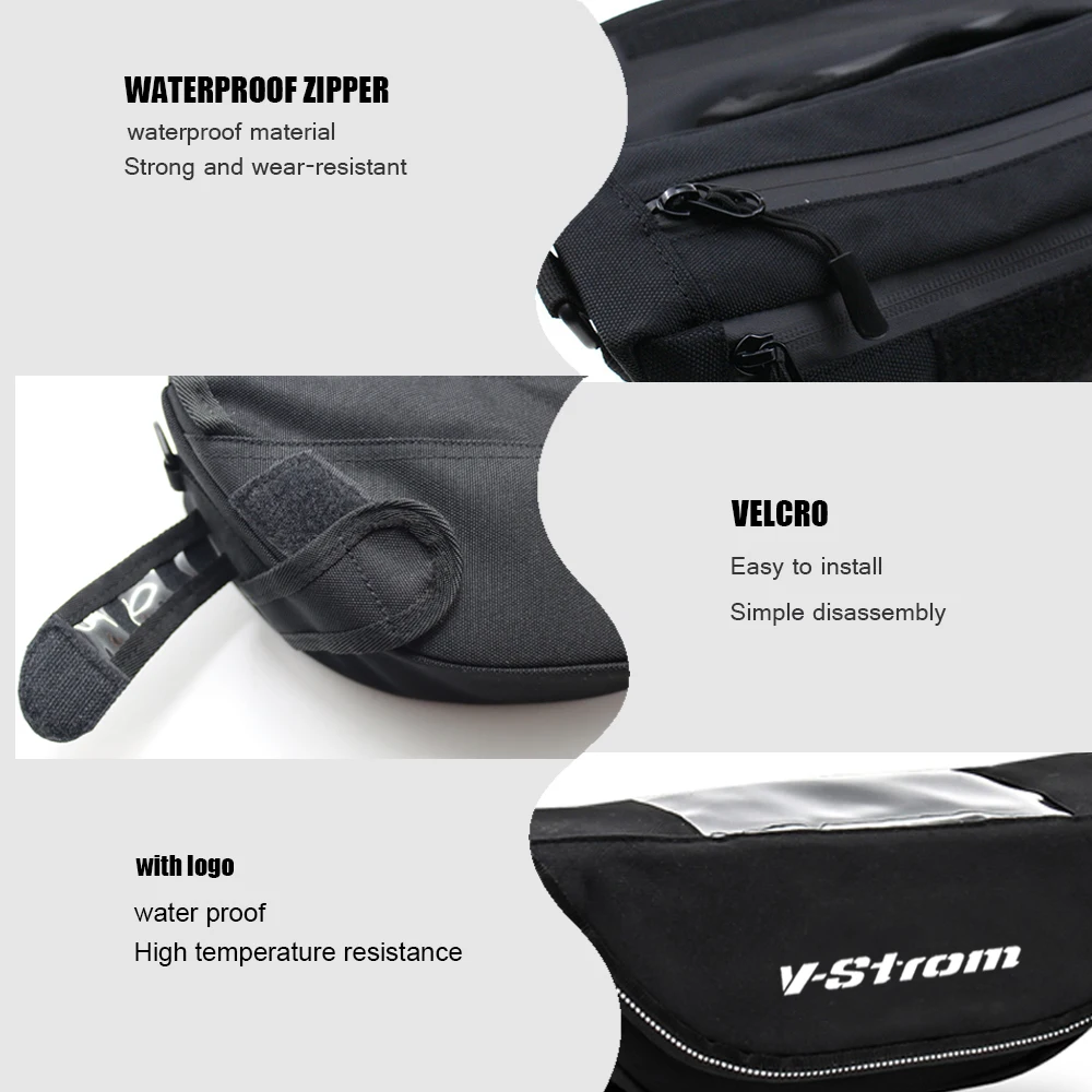 For Suzuki V-Strom 1000 V-Strom 650 V strom Vstrom Handlebar Waterproof Bag Travel Bag storage bag