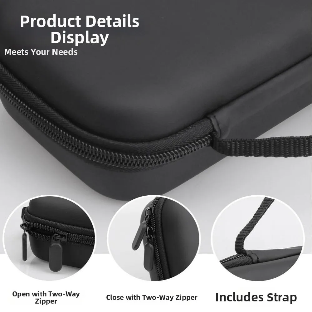 New PU Carrying Case Portable Shockproof Storage Bag Waterproof Protective Cover for ANBERNIC RG VITA / RG VITA Pro Accessories