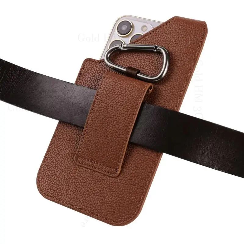 Leather Waist Bag Phone Case For Redmi Note 13 Pro Plus 12R 12T 11R 11T 11E 11 12 13 Pro Plus Capa Belt Clip Holster Phone Pouch