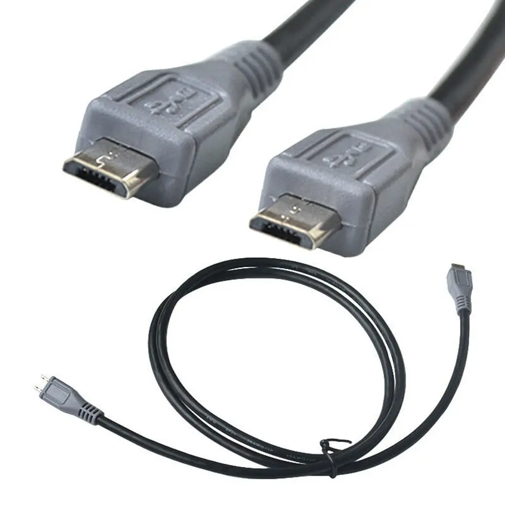 Adapter Lead 5 Pin Data Cable Micro USB to Micro USB OTG Male to Male