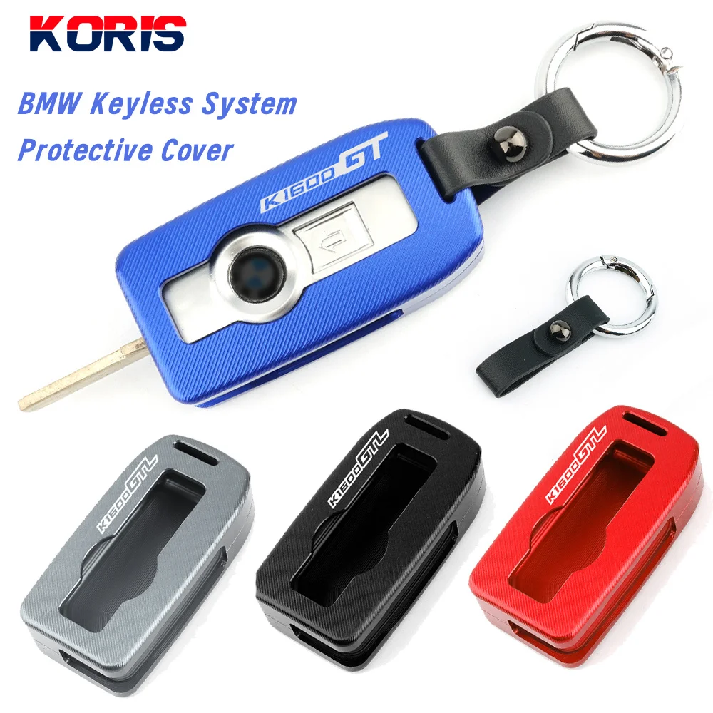 

For BMW K1600gtl K1600gt 2010-2020 K1600 Gt Gtl CNC Keyless System Remote Key Case Cover Shell Protection Motorcycle Accessories