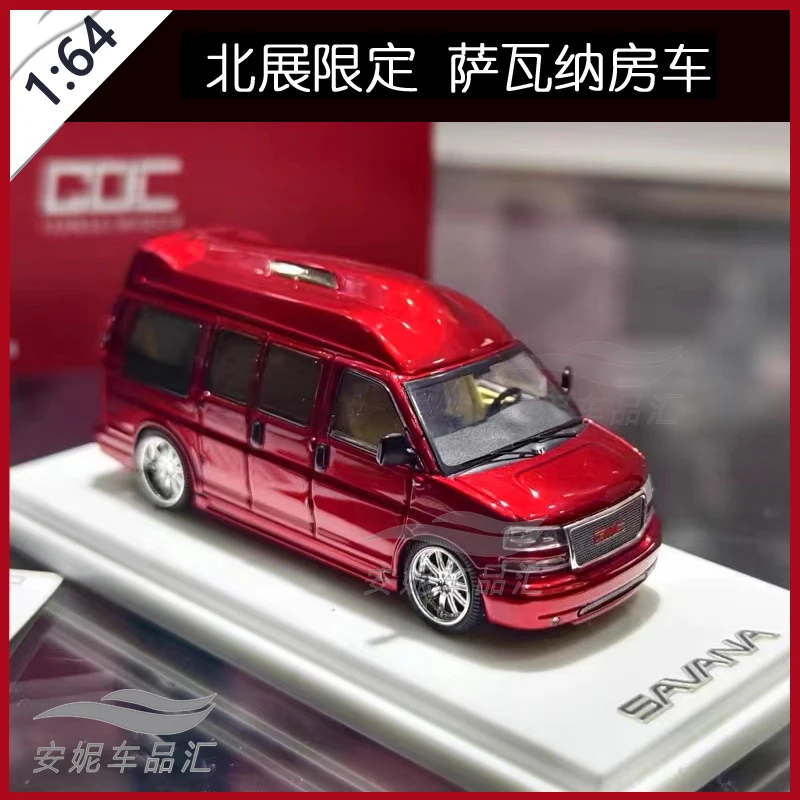 2024 HEC  GOC  1:64 Ford Crown Victoria GMC SAVANA LIMITED diecast alloy car model