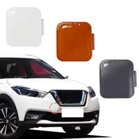 Tapa de remolque de cubierta de gancho de remolque de parachoques delantero para Nissan Kicks 2017 2018 2019 2020