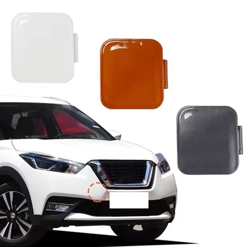 Tapa de remolque de cubierta de gancho de remolque de parachoques delantero para Nissan Kicks 2017 2018 2019 2020