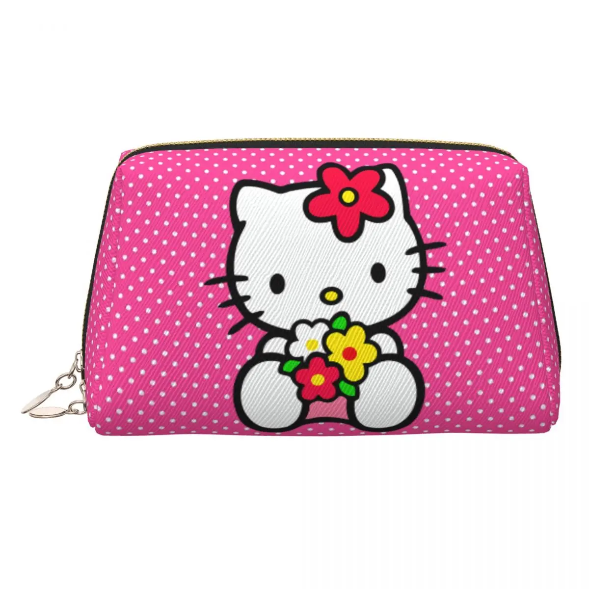 

Custom Hello Kitty Cat Cosmetic Bag Women Fashion Large Capacity Makeup Case Beauty Storage Toiletry Bags