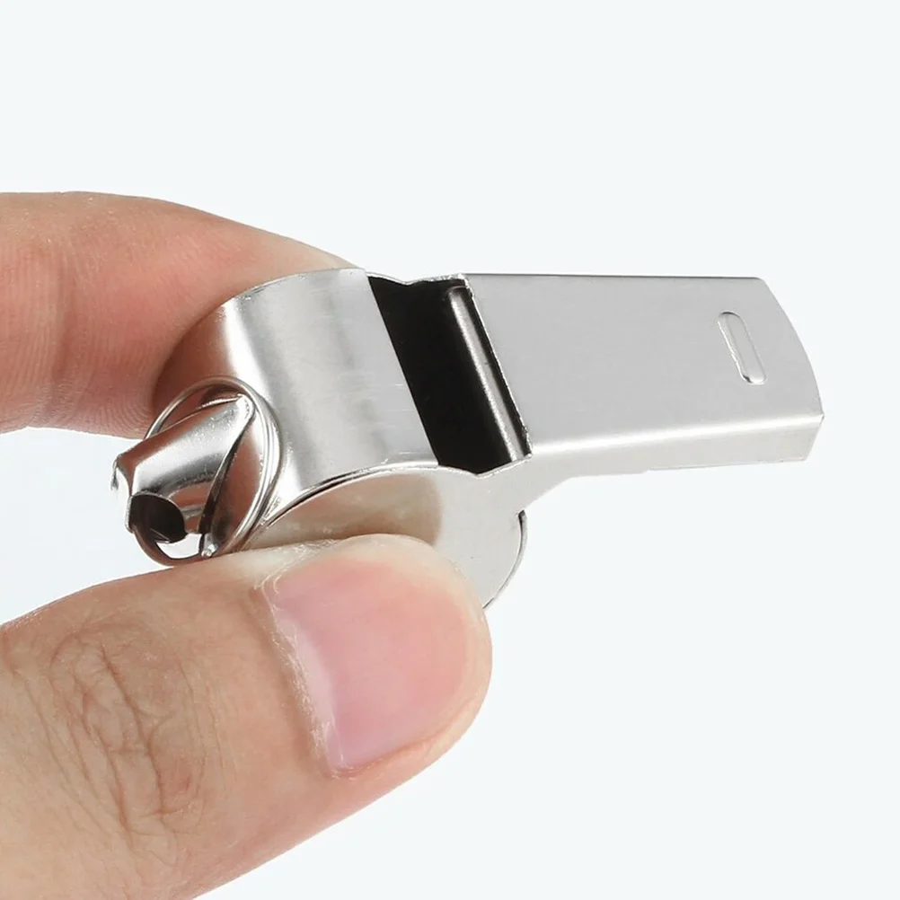 

12Pcs Metal Whistles Pets Training Fun Holiday Stocking Stuffer Bag Fillers Silver Sports Wistle Football Whitle