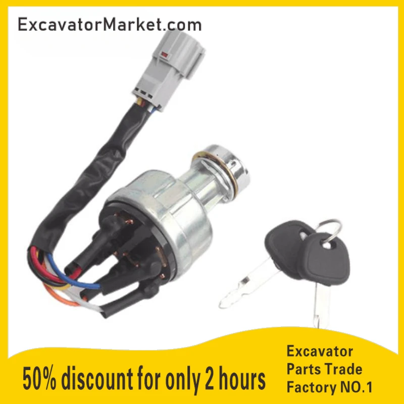 For R150 R215 R225 R305 R335-7-9 Start The Ignition 21Q4-00071 71M8-41030 21N4-10400K PW50E00003F2 87568774 72957969R60D Switch