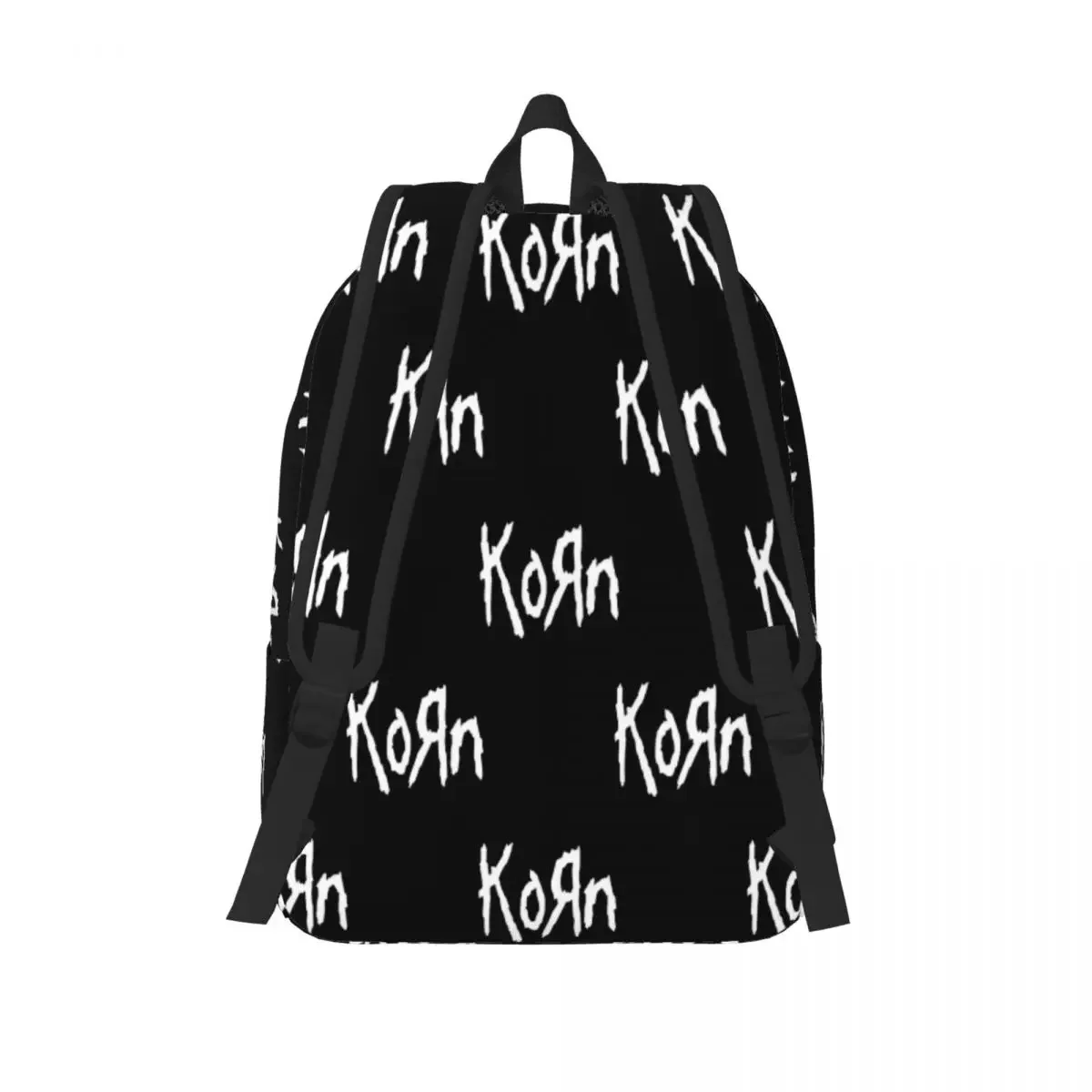 Korn Rock Band Music Backpack for Men Women Teenage High School Hiking Travel Daypack College Canvas Bags Outdoor