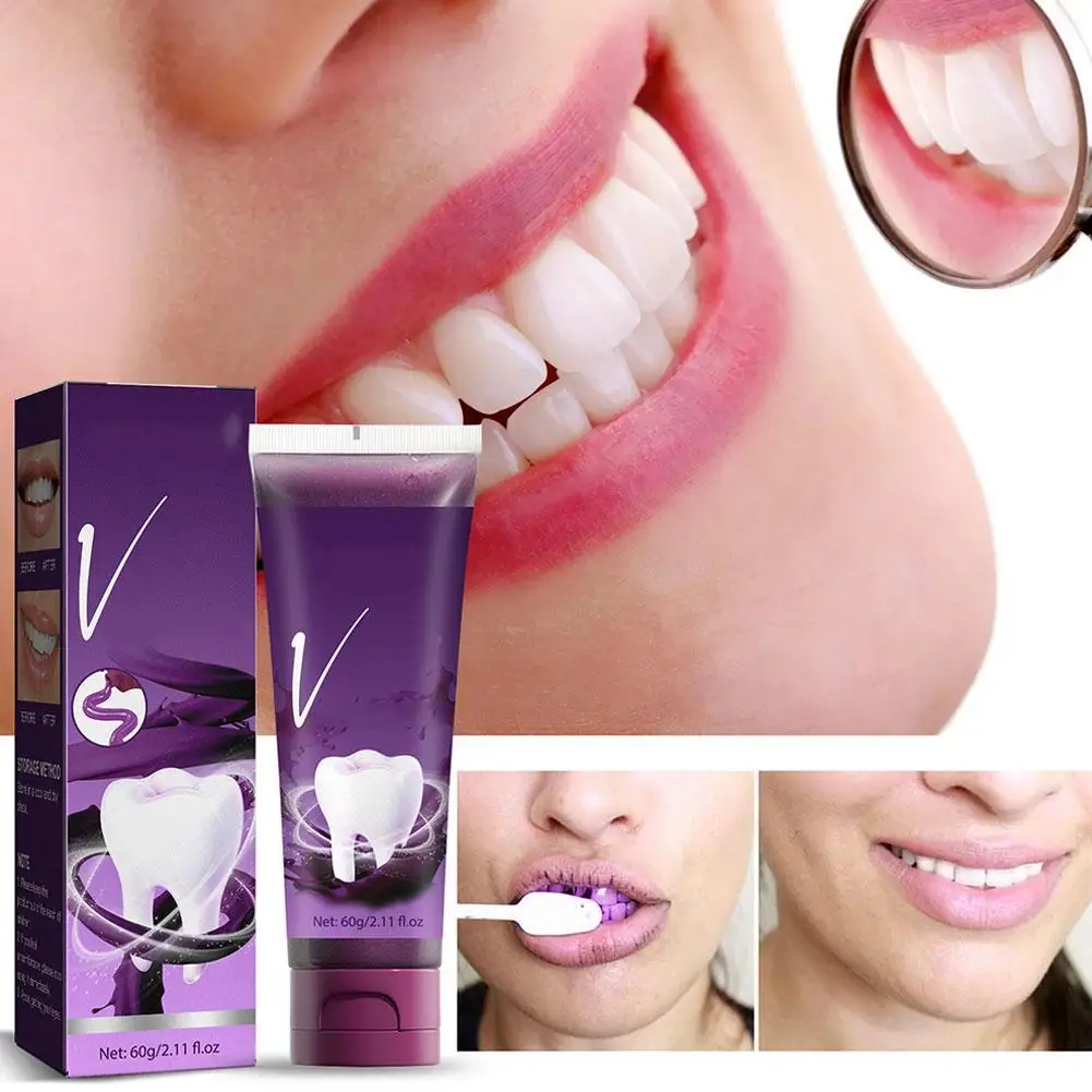 V34 Repairing Toothpaste Improve Sensitive Teeth Fresh Breath Ordor Remover Relieve Gum Atrophy Tooth Inflammation Teeth Cleanin