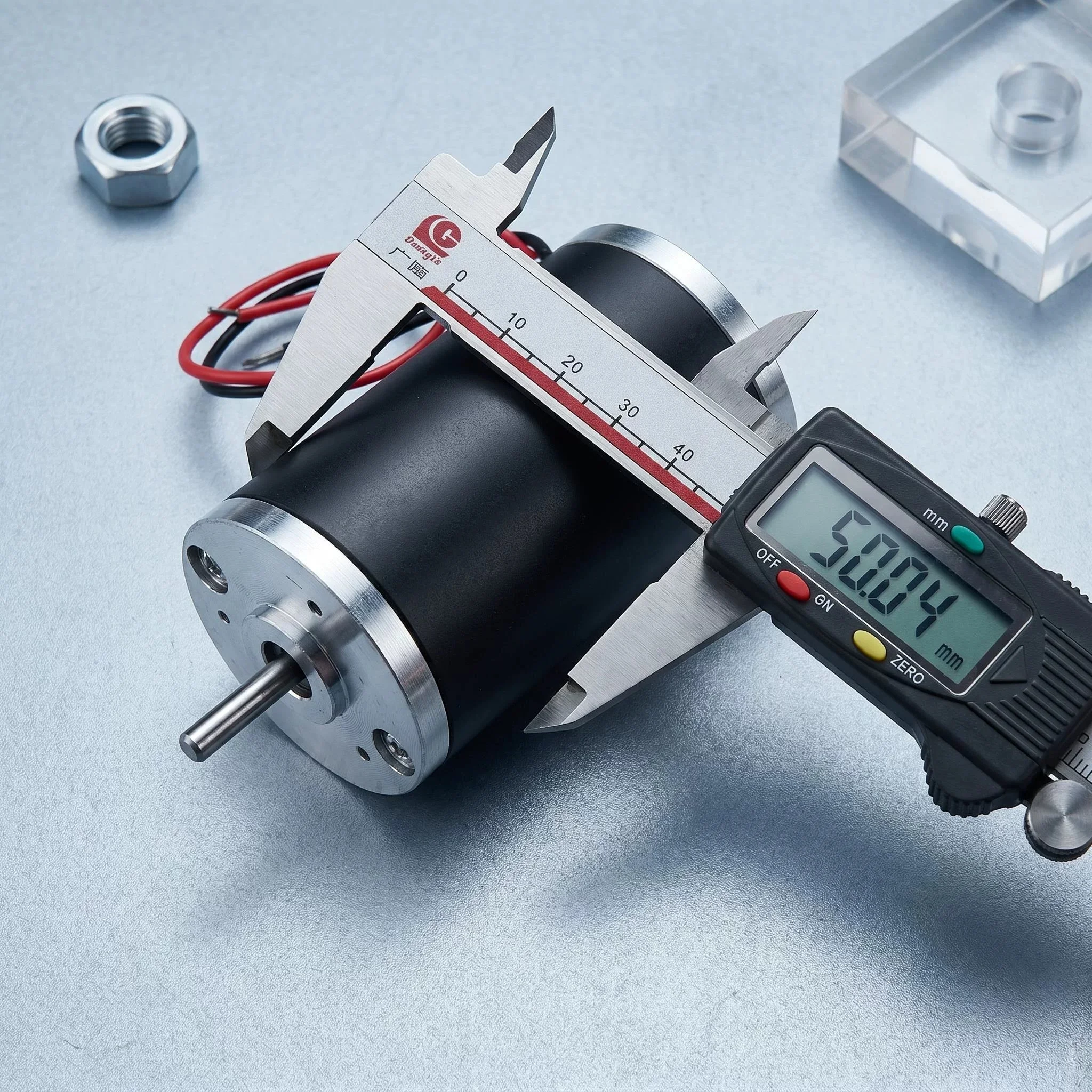

50SRZ steel pipe DC motor, 50MM tubular high torque motor, high-power, long-life 24V 12V motor
