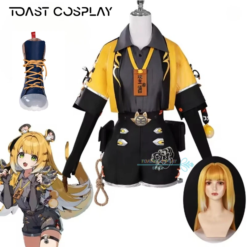 

Ju Fufu Cosplay Game Zenless Zone Zero ZZZ Ju Fufu Cosplay Costume Outfit Carnival Halloween Party Role Play Wig Shoes Suits