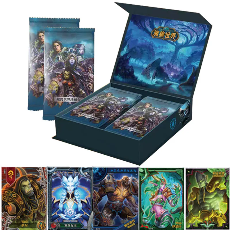 WOW Collection Cards Fall of The Lich King Arthas Sylvanas Windrunner Sylvan Archery Queen World Of Warcraft Dota Menethil Gifts