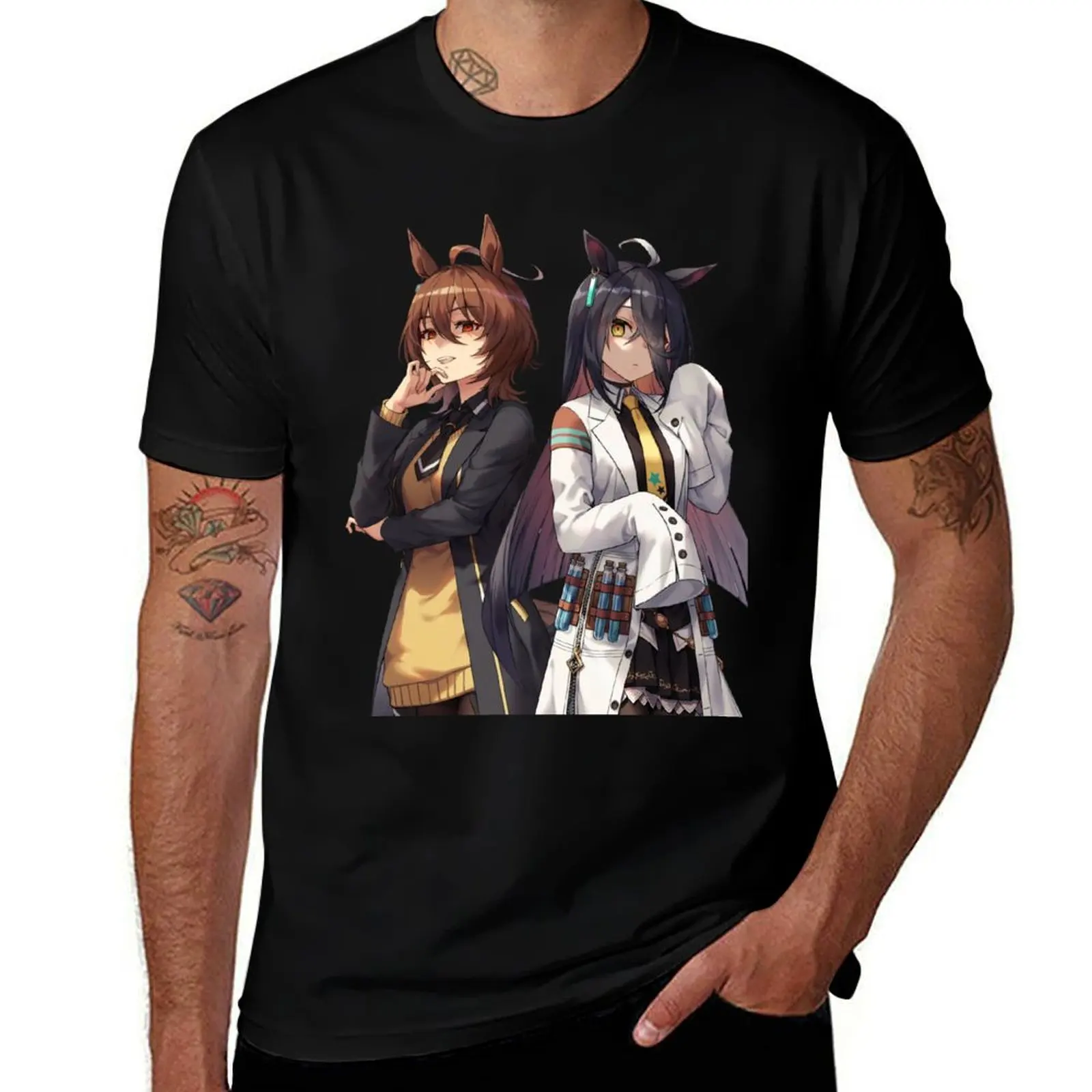 

Agnes Tachyon Manhattan Café Uma Musume T-Shirt printed t shirts for man t shirt man plain man t shirts graphic T-Shirt