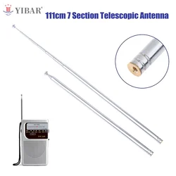 111cm 7 Section Metal Full-Channel Am Fm Radio Universal Antenna Telescopic Antenna Aerial M3