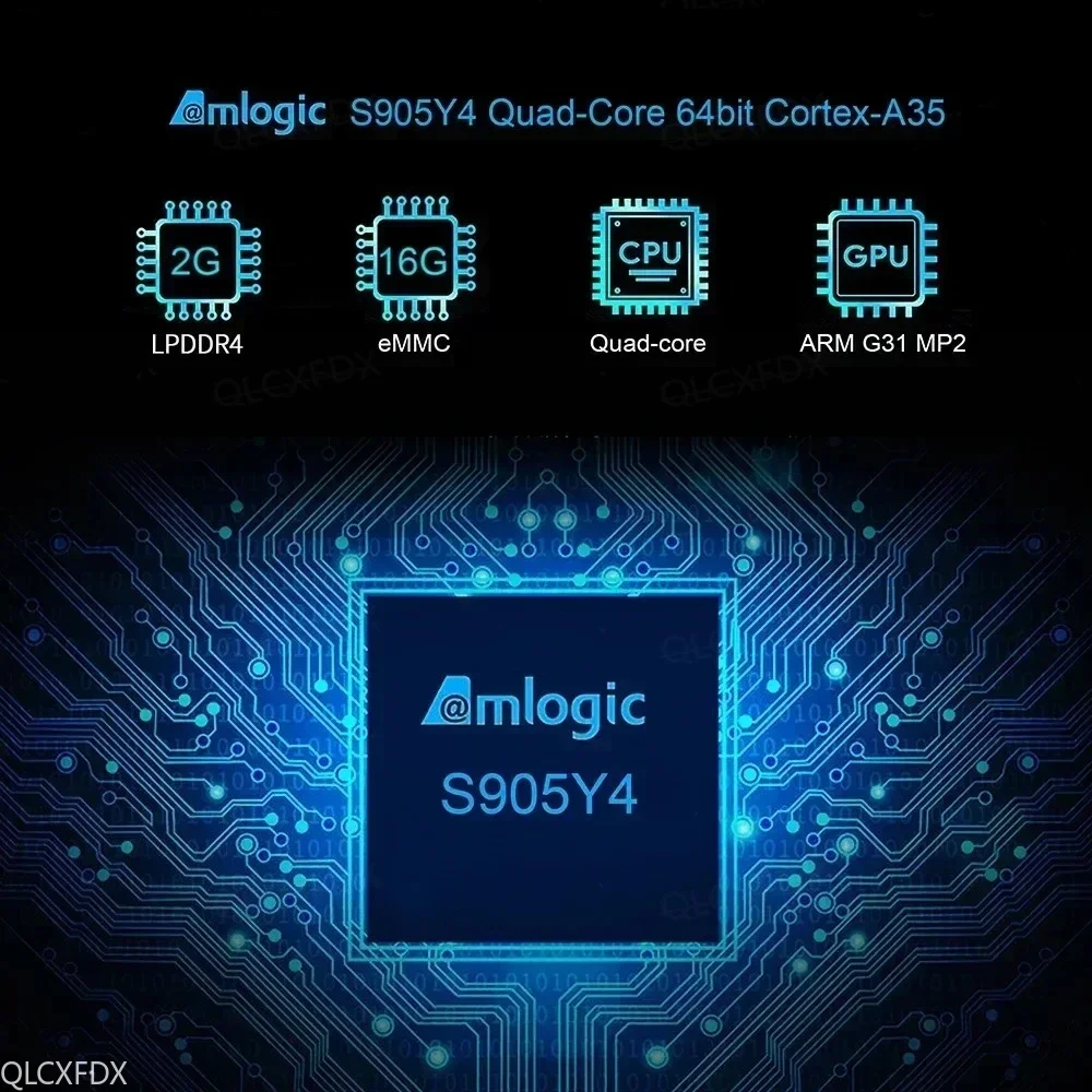 جهاز استقبال للتليفزيون الذكي S905Y4 جهاز فك التشفير لاسلكي واي فاي أندرويد 10.0 مشغل الوسائط HDR استقبال التلفزيون الإنترنت HDTV 4K دعم 2.4G & 5G