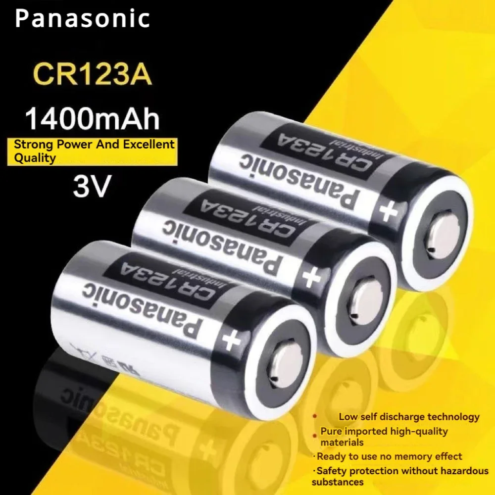 Panasonic CR123A battery water meter smoke alarm 3V lithium battery Arlo camera instrument CR17345, DL123A, EL123 free delivery