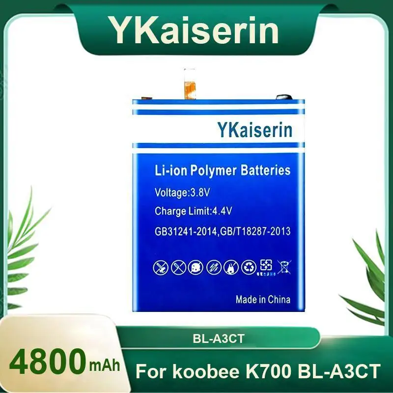 

Для Koobee K700 BL-A3CT 4800 мАч Быстрая доставка аккумулятора мобильного телефона