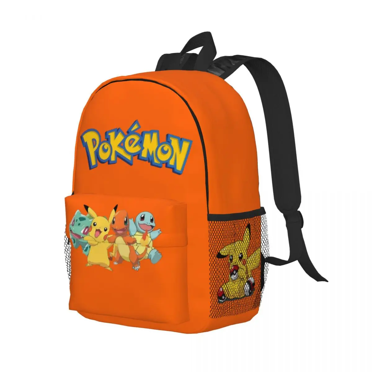 Pokemon New Fashionable Pattern School Bag Print Lightweight Backpack 15inch